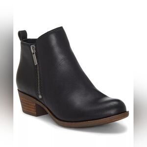 Lucky Brand Leather Basel Booties, Size 8, NWOT